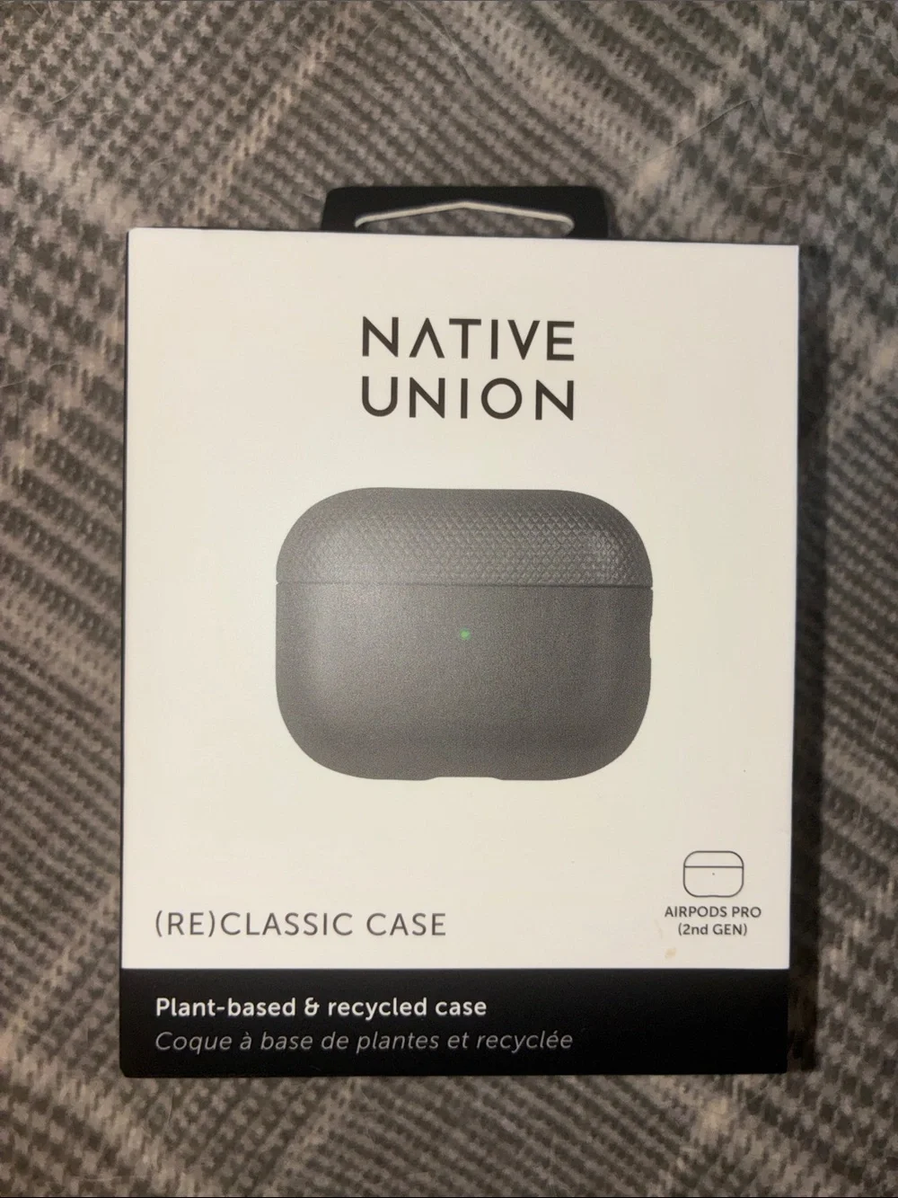 Native Union Gray (Re)Classic Plant-Based AirPods Pro (2nd Gen) Case